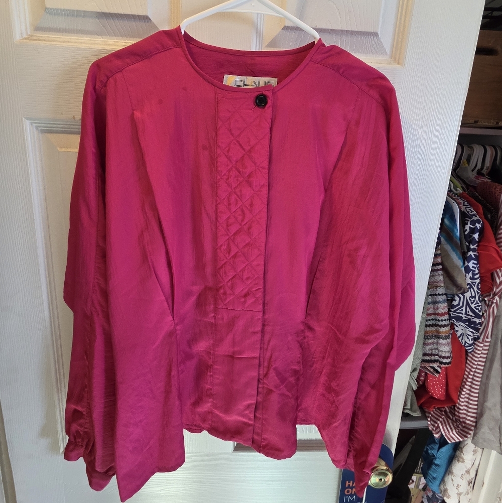 Vintage Chaus pink blouse